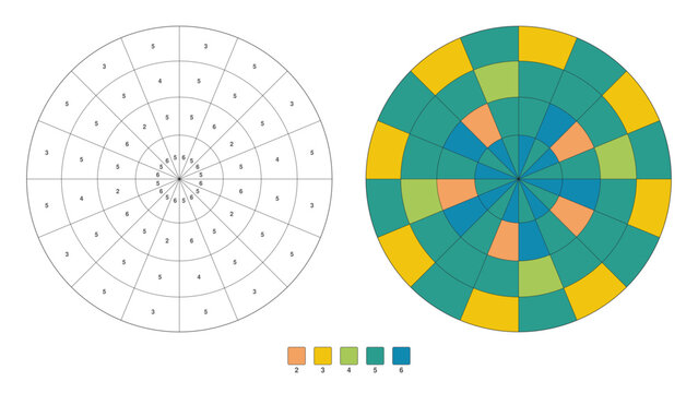 Color theory worksheet with spectrum preview