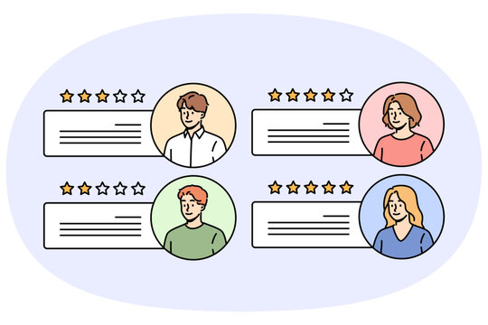 Rating and feedback on profiles of people with ratings from clients or service users who have contacted specialist previously. Rating of contractors to facilitate selection of candidate for position