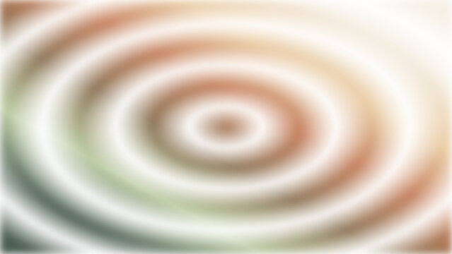 Banner-ready abstract: concentric white, green and orange circles blurred into a soft spotlight effect &mdash; perfect as a website backdrop, presentation slide or editorial hero with space for copy.