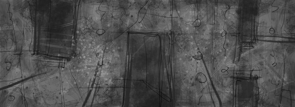 Abstract image for printing - digital painting. The picture is painted by hand on a tablet.