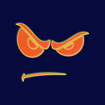 Creative Aggressive Face Symbol Vector Art For Brand Identity