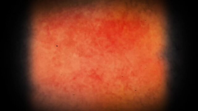 4K Vintage Old Aged Film Frame with Burnt Orange Texture Overlay