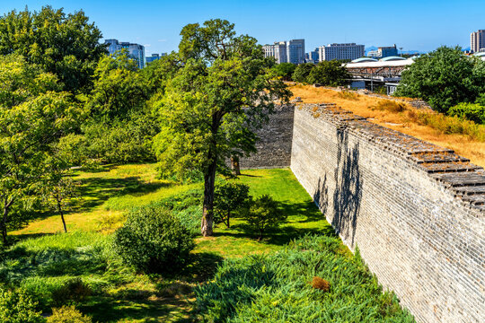 Top Ancient City Wall Park Railway Station Beijing China