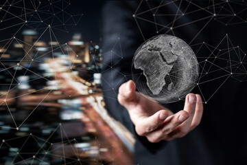 Fototapeta premium World in your hands