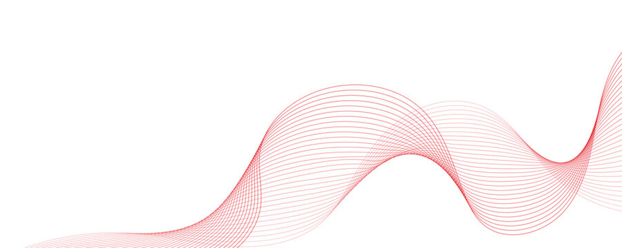 abstract red wave background