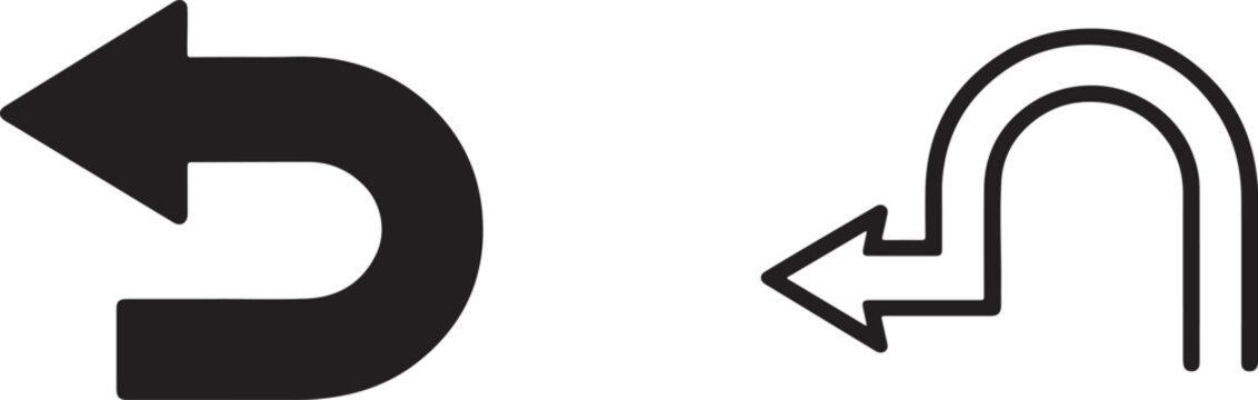 Send back icon in editable vector style for app, messaging, navigation, and web UI design.