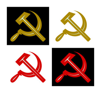 hammer and sickle, communist logo, labour party logo (artwork 1)