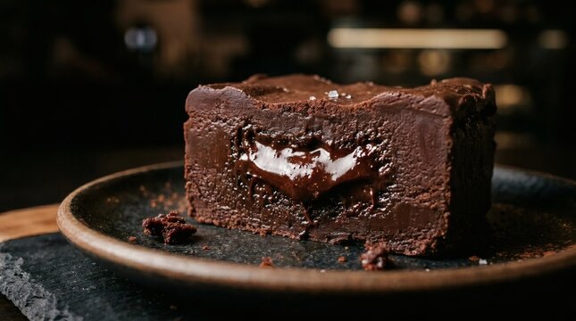 Delicious chocolate fudge on plate perfect for National Fudge Day
