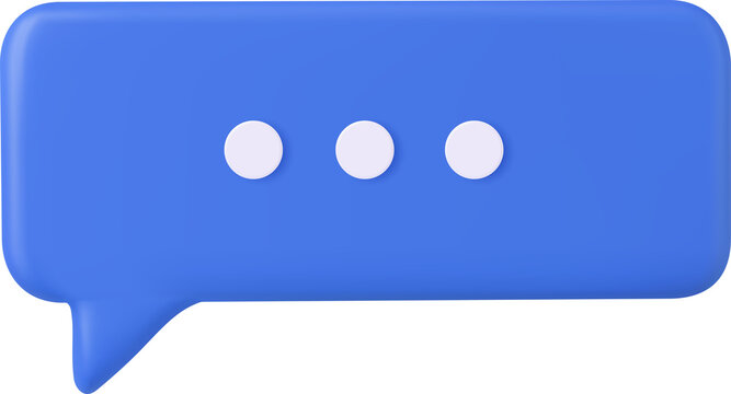 3d Chat bubble