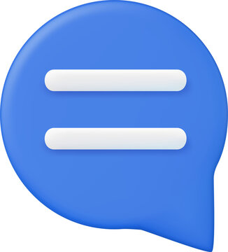 3d Chat bubble