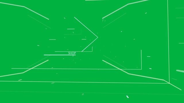 HUD sequence starting inward-diagonals, rod passing, labels switching, showing UI transparent-bg