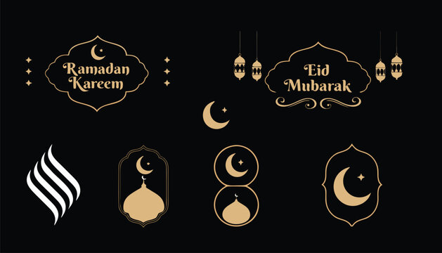 Islamic Festival Social Media Template Vector Pack