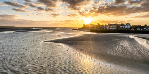 Obraz premium La plage de Quend-Plage