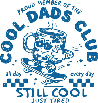 Proud Member Cool Dads Club Svg, Father's Day Svg
