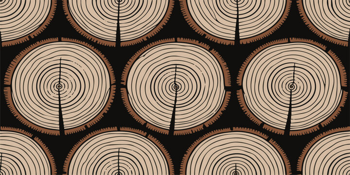 stack of old wooden wine barrels showing circular wood texture and natural brown patterns