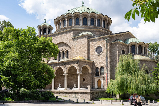 
The Saint Nedelya Cathedral, is an Eastern Orthodox cathedral in Sofia, the capital of Bulgaria, a cathedral of the Sofia bishopric of the Bulgarian Patriarchate.
