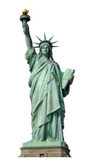 Fototapeta premium PNG Iconic symbol of freedom stands.