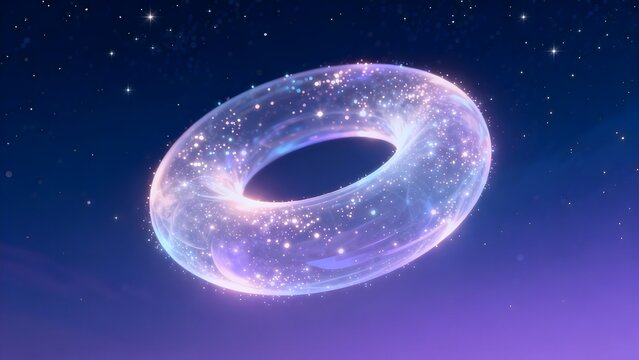 Toroidal shape in space