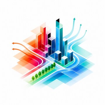 Urban Thermal Resilience Climate Adaptation Illustration