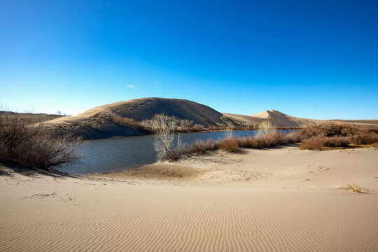Bruneau Dunes morning view