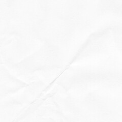 Fototapeta premium Crumpled white paper texture background