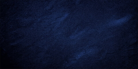 Dark Blue Grunge Texture Background with Fabric and Rough Denim Style © MOHAMMADELIUS
