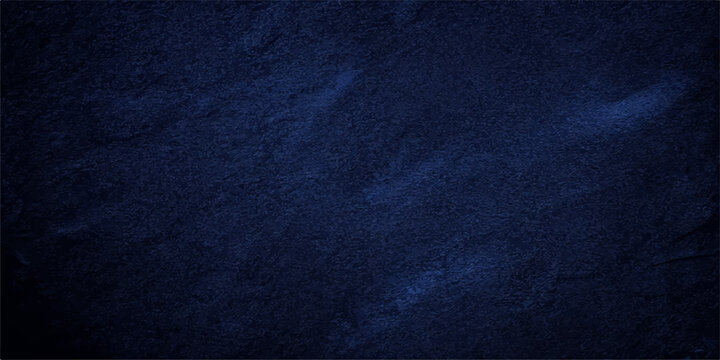 Dark Blue Grunge Texture Background with Fabric and Rough Denim Style
