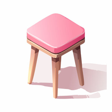 Hocker in pink