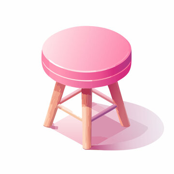 Hocker in pink