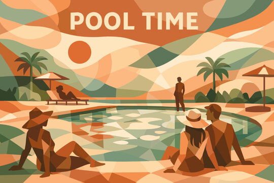 Summer Poolside Relaxation
