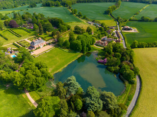 Squerryes Court and Westerham Aerial View © Martin Valigursky