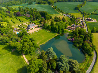 Squerryes Court and Westerham Aerial View © Martin Valigursky