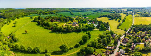 Squerryes Court and Westerham Aerial View © Martin Valigursky