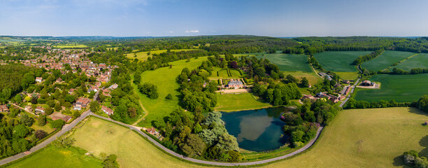 Squerryes Court and Westerham Aerial View © Martin Valigursky