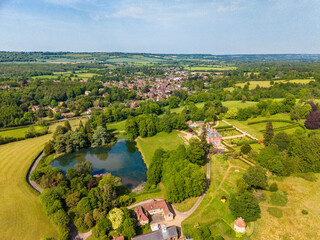 Squerryes Court and Westerham Aerial View © Martin Valigursky