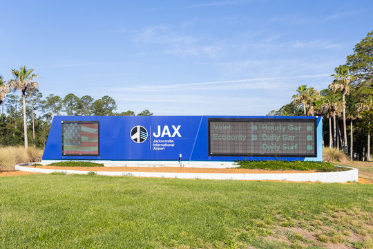 Jacksonville, FL, USA - May 15, 2026: Jacksonville International Airport, JAX, is located in Duval County and operated by the Jacksonville Aviation Authority.
