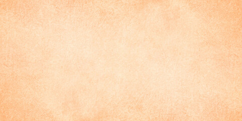 Fototapeta premium Abstract light orange watercolor texture background with soft mottled gradient effect. A subtle blend of light orange and peach watercolor wash, soft, mottled gradient and fibrous paper finish