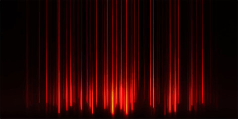 striking abstract background of cascading red light streaks, evoking a sense of drama and technological advancement. © NOT BAD