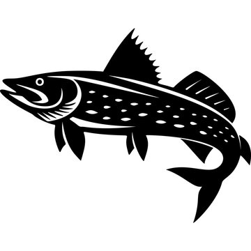Northern Pike Icon Vector