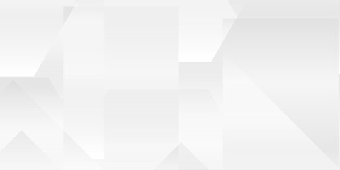 Obraz premium Abstract white and gray geometric background with overlapping subtle polygon shapes creating a modern minimal texture, overlapping geometric shapes, triangles, and translucent polygons