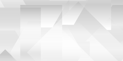 Fototapeta premium Abstract white and gray geometric background with overlapping subtle polygon shapes creating a modern minimal texture, overlapping geometric shapes, triangles, and translucent polygons