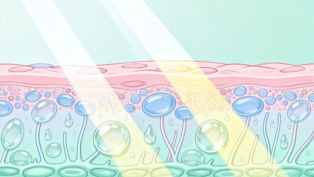 Skin layers and moisture absorption