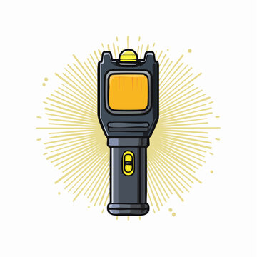 Taser gun illustration