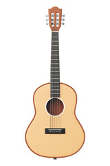Naklejka premium PNG 3D acoustic guitar, element illustration, transparent background