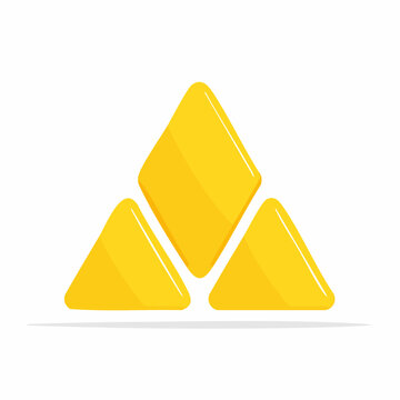 Golden Triforce Symbol