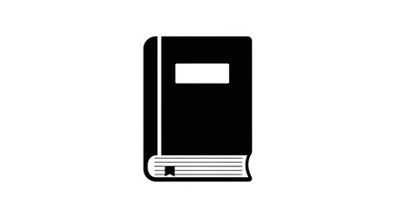 Book icon stands as a classic symbol of literature and academic study, representing the vast potential of information and storytelling contained within bound pages for educational purposes. © Design