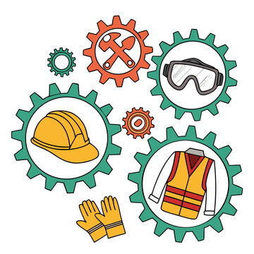 Construction Safety Gear and Industrial Elements
