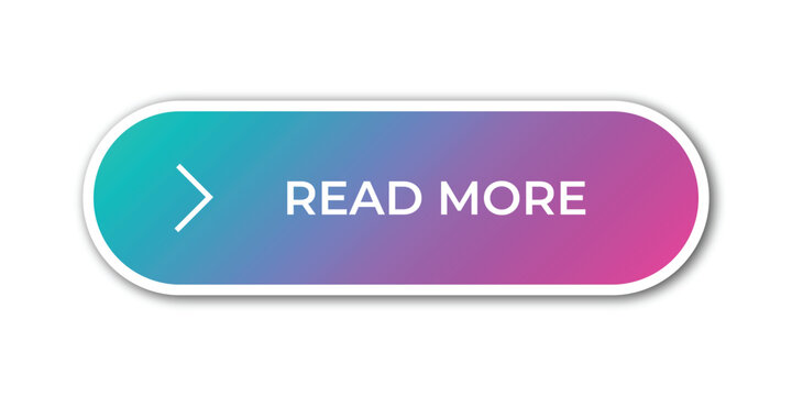 Modern Pink Teal Gradient Read More Web UI Button Isolated