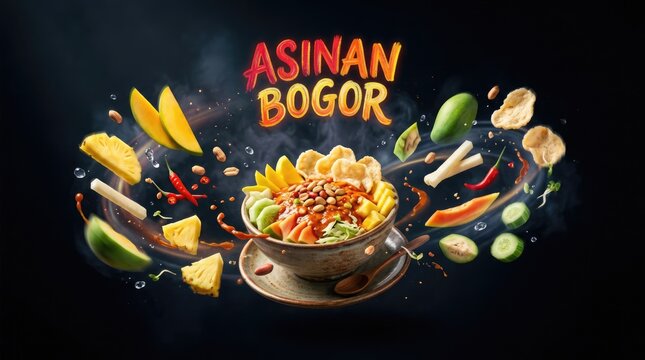 Asinan Bogor - A Delicious Indonesian Fruit and Vegetable Salad.