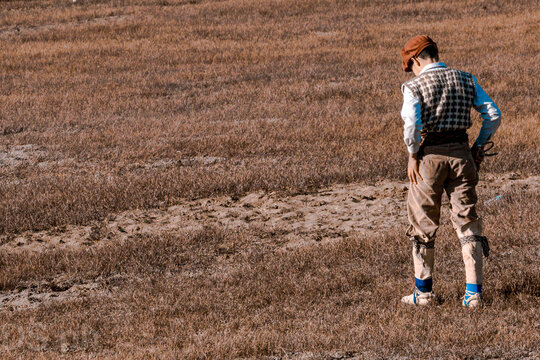 young horse rider after loosing a race